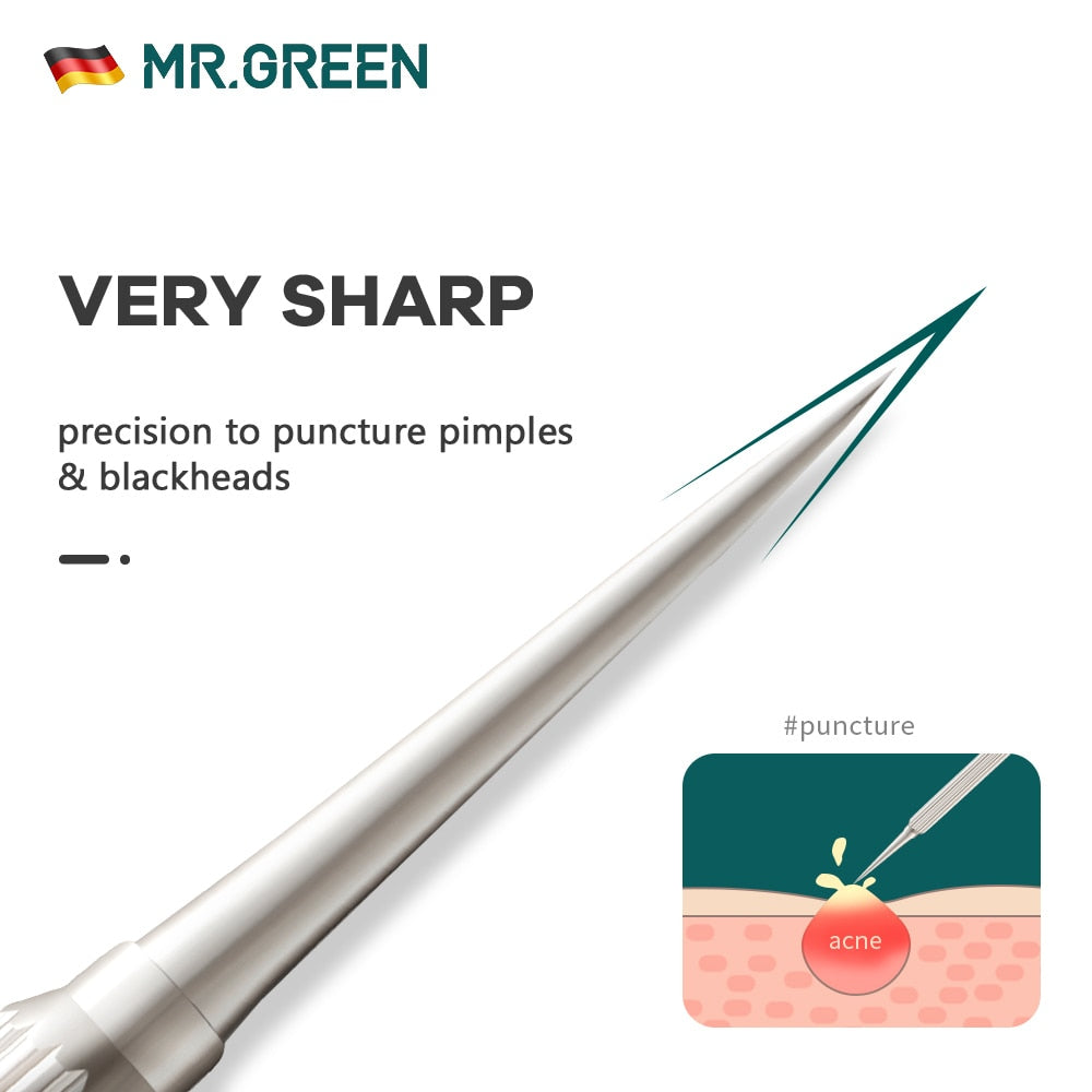 MR.GREEN Acne  Remover Needle Stainless Steel